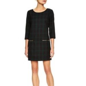 GAP Plaid Shift Dress